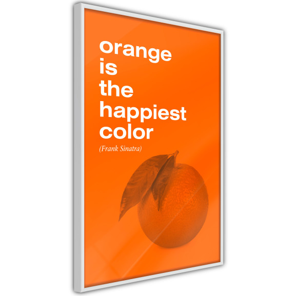 Poster Orange Colour