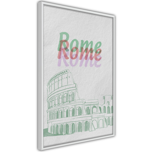 Poster Pastel Rome