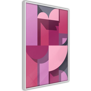 Poster Pink Geometry