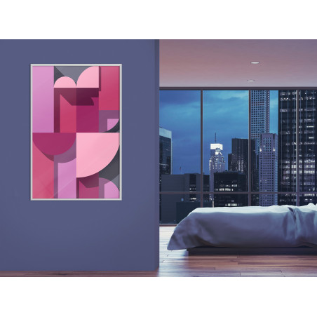 Poster Pink Geometry-01