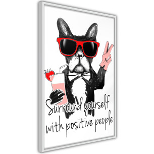 Poster Positive Bulldog