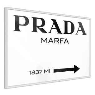 Poster Prada (White)