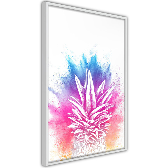 Poster Rainbow Pineapple Crown