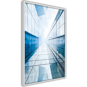 Poster Steel and Glass (Blue)