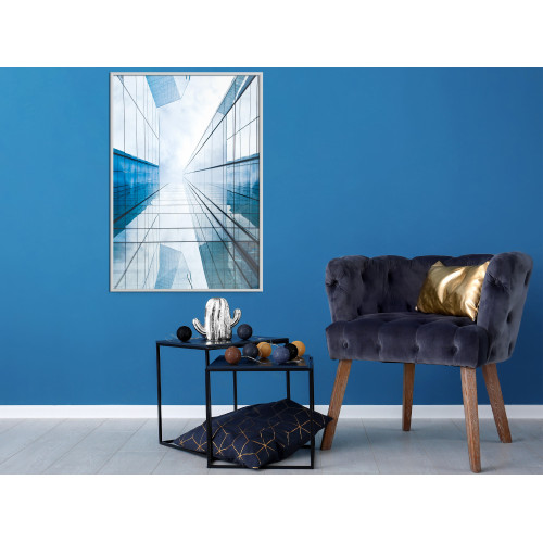 Poster Steel and Glass (Blue)