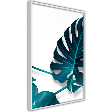 Poster Turquoise Monstera I-01