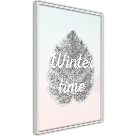 Poster Winter Leaf