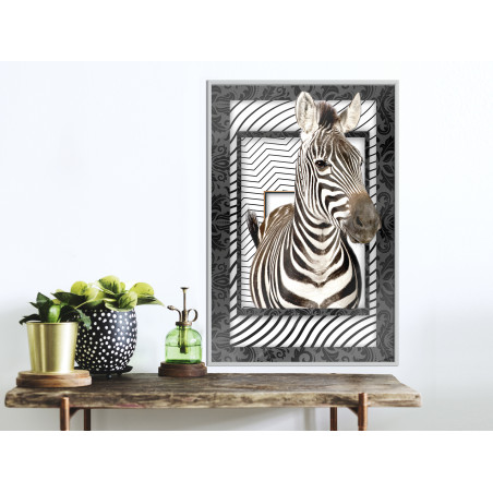 Poster Zebra in the Frame-01