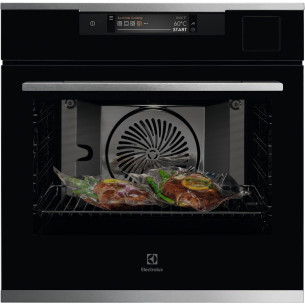 Cuptor Electric Multifunctional Cu Abur Electrolux KOAAS31WX, WiFi, SteamPro, 900 Pro,A++, Inox Si Negru