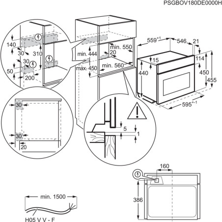 Cuptor Electric Electrolux EVL6E40X, Combi Quick No, SteamPro, 800 Flex, 43 Litri, Inox Si Negru-01