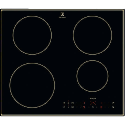 Plita Inductie Electrolux CIR60430CB, 4 Zone De Gatit, Negru, 60 Cm