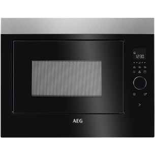 Cuptor Microunde Incorporabil AEG MBE2658DEM, 900 W, Negru + Inox Antiamprenta, 46 Cm