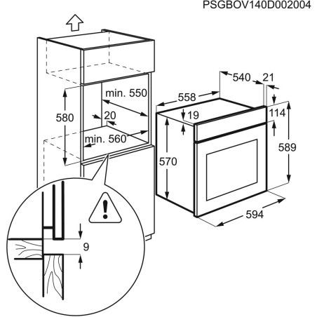 Cuptor Electric Multifunctional Electrolux EZF5C50X, SurroundCook, Autocuratare Catalitica, Seria 600 Flex, A, Inox+Negru-01