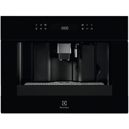 Espressor De Cafea Incorporabil Automat Electrolux KBC65Z, Control Touch, Sticla Neagra, 45 Cm