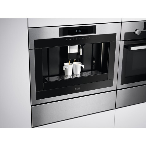 Espressor De Cafea Incorporabil Automat AEG KKK884500M, Inox Antiamprenta, 45 Cm