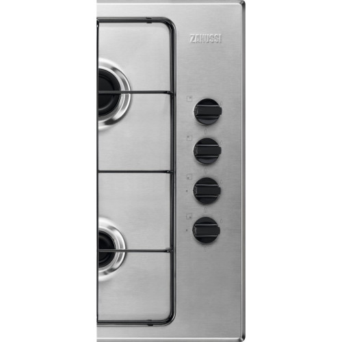 Plita Gaz Zanussi ZGH62414XA, 4 Arzatoare Gaz, Inox, 60 Cm