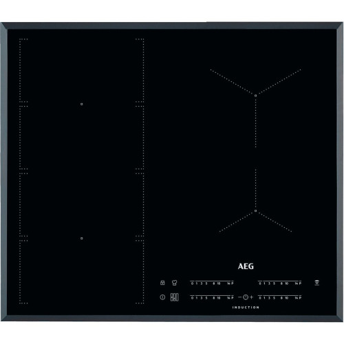 Plita Inductie AEG IKE64471FB, Booster, 4 Zone, Negru, 60 Cm