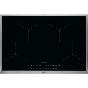 Plita Inductie AEG IAE84411XB, SenseBoil, 4 Zone De Gatit, Negru, 77 Cm