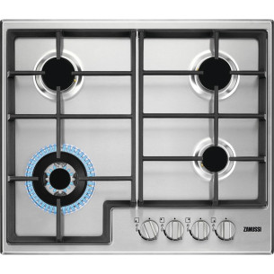 Plita Incorporabila Pe Gaz ZANUSSIZGH66424XS, EasyCook, 60 Cm