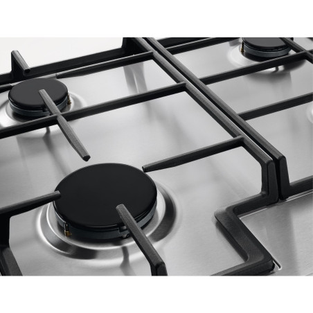 Plita Incorporabila Pe Gaz ZANUSSIZGH66424XS, EasyCook, 60 Cm-01