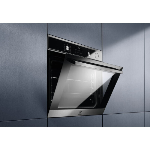 Cuptor Cu Abur SteamCrisp Electrolux EOC6P77WX, Wifi, Autocuratare Pirolitica, A+, Inox, 59.4 x 59.6 x 56.9 Cm