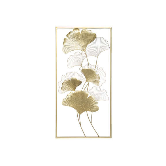 Decoratiune Perete Metal Ginko, 50 x 100 Cm