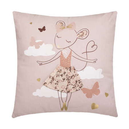 Perna Decorativa Mouse Pink, 40 x 40 Cm-01