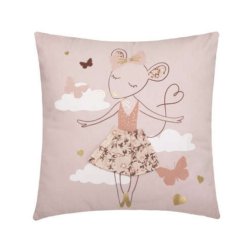 Perna Decorativa Mouse Pink, 40 x 40 Cm