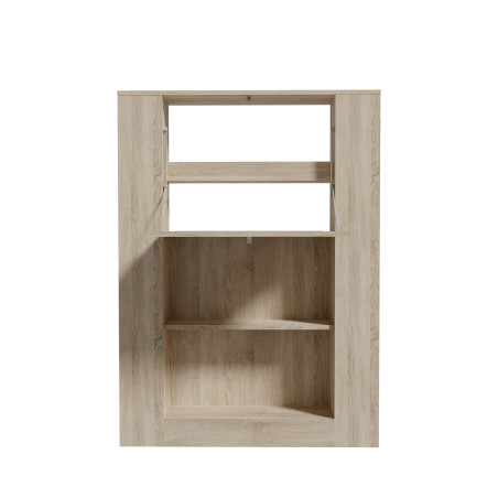 Etajera Multifunctional Sonoma, 88,2 x 120,8 x 18,6 (62,2) Cm-01