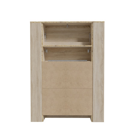 Etajera Multifunctional Sonoma, 88,2 x 120,8 x 18,6 (62,2) Cm-01