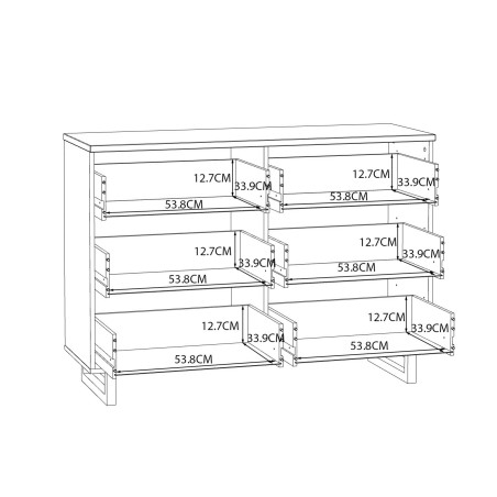 Comoda Soprano, Alb & Alb Super Lucios, 120,1 x 85,5 x 41,3 Cm-01