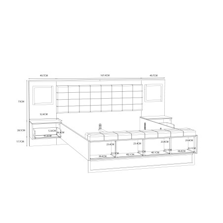 Pat Soprano, Alb & Alb Super Lucios, 267(160) x 119,7 x 234,7(200) Cm-01