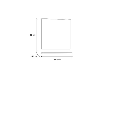 Oglinda Ryloth, Stejar Catania, 74,3 x 83 x 14,5 Cm-01