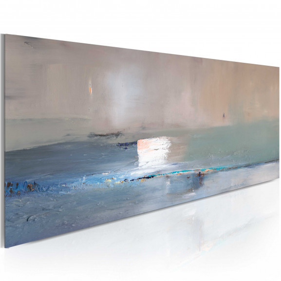 Tablou Pictat Manual First Wave, 100 X 40 Cm-Resigilat