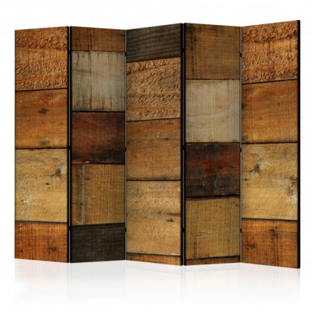 Paravan Wooden Textures Ii[Room Dividers] 225 X172 - Marime : 225 Cm X 172Cm-Resigilat-01