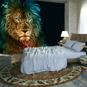 Fototapet Abstract Lion-Marime: 350 X 245Cm-Resigilat