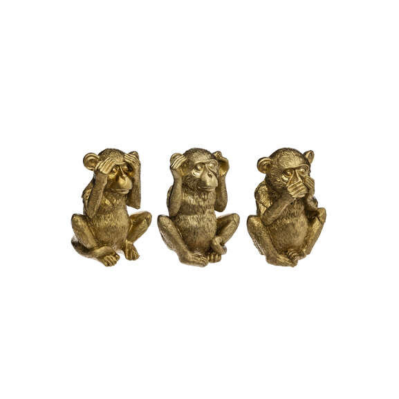 Set 3 Decoratiuni Monkey H17 Cm