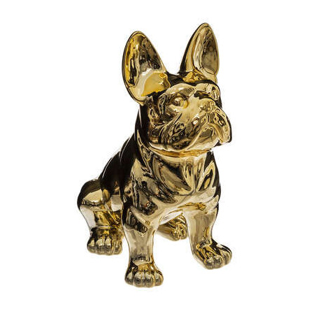 Decoratiune French Bulldog Auriu H22 Cm-01