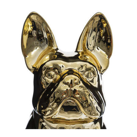 Decoratiune French Bulldog Auriu H22 Cm-01