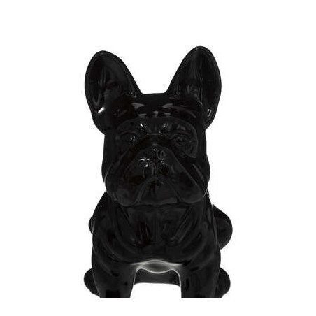 Decoratiune French Bulldog Negru H22 Cm-01