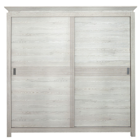 Dulap Casablanca Loft, 2Usi, Gri, 205 x 210 x 62.5 Cm-01