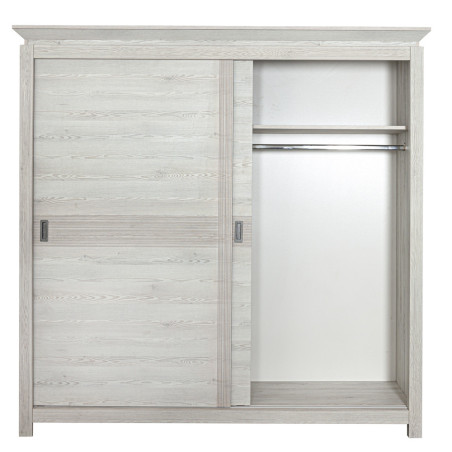 Dulap Casablanca Loft, 2Usi, Gri, 205 x 210 x 62.5 Cm-01