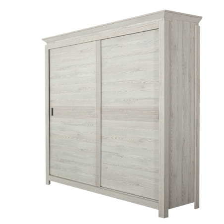 Dulap Casablanca Loft, 2Usi, Gri, 205 x 210 x 62.5 Cm-01