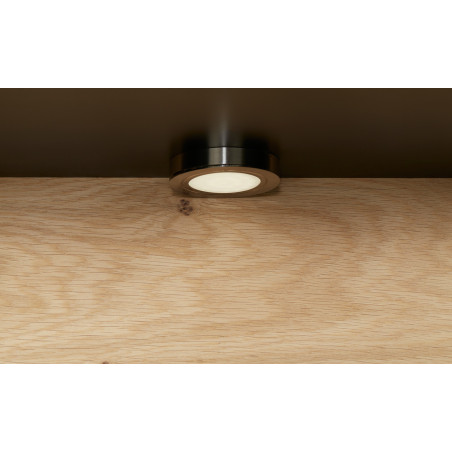 Vitrina Ingusta Reno 1 Usa+2 Sertare , Smoked Oak, 60 x 41 x 200 Cm-01