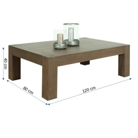 Masa Cafea Cube, Coffie Brown, 120 x 80 x 40 Cm-Resigilat-01