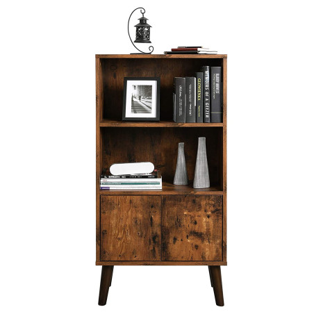 Biblioteca Vintage, Maro Rustic & Metal, 120 x 60 x 30 Cm-01