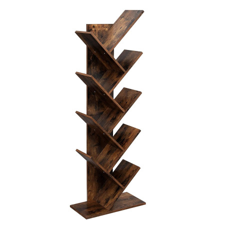 Biblioteca Vintage Tree, Maro, 141.5 x 50 x 25 Cm-01