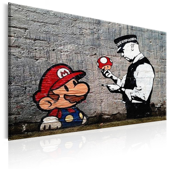 Tablou Mario And Cop By Banksy