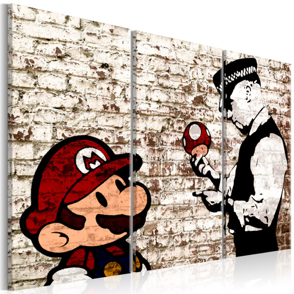 Tablou Mario Bros: Torn Wall