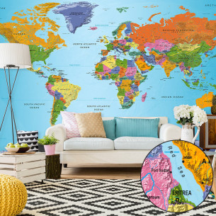 Fototapet Xxl World Map:...